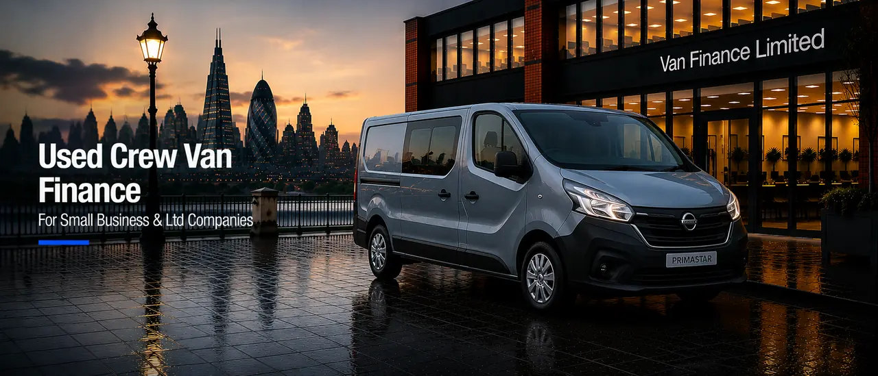 Used crew van finance for UK limited companies