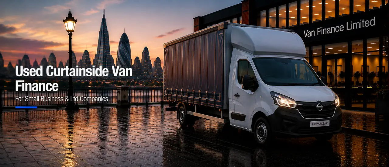 Used curtainside van finance for UK limited companies