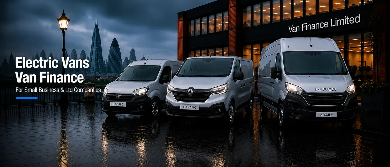 Used electric van finance for UK limited companies