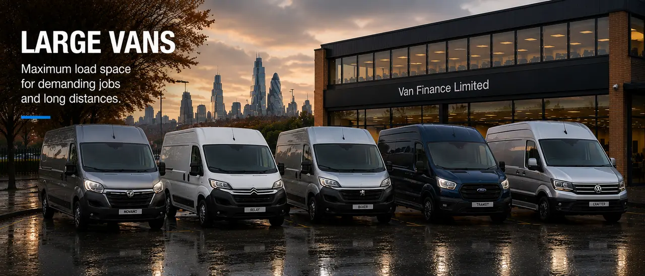 Used large van finance for UK limited companies