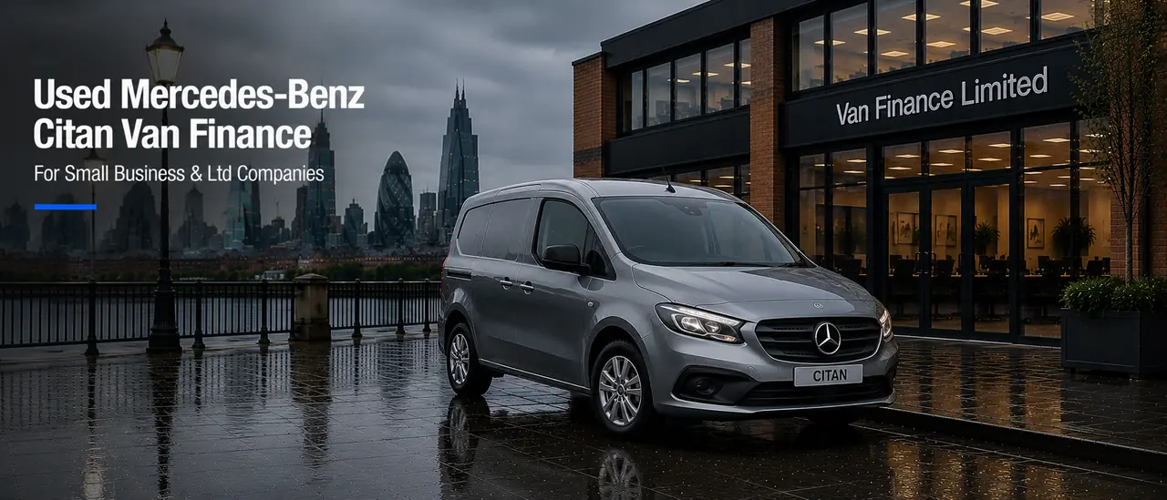 Used Mercedes-Benz Citan van finance for UK limited companies