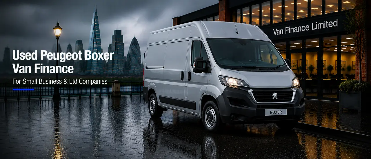 Used Peugeot Boxer van finance for UK limited companies
