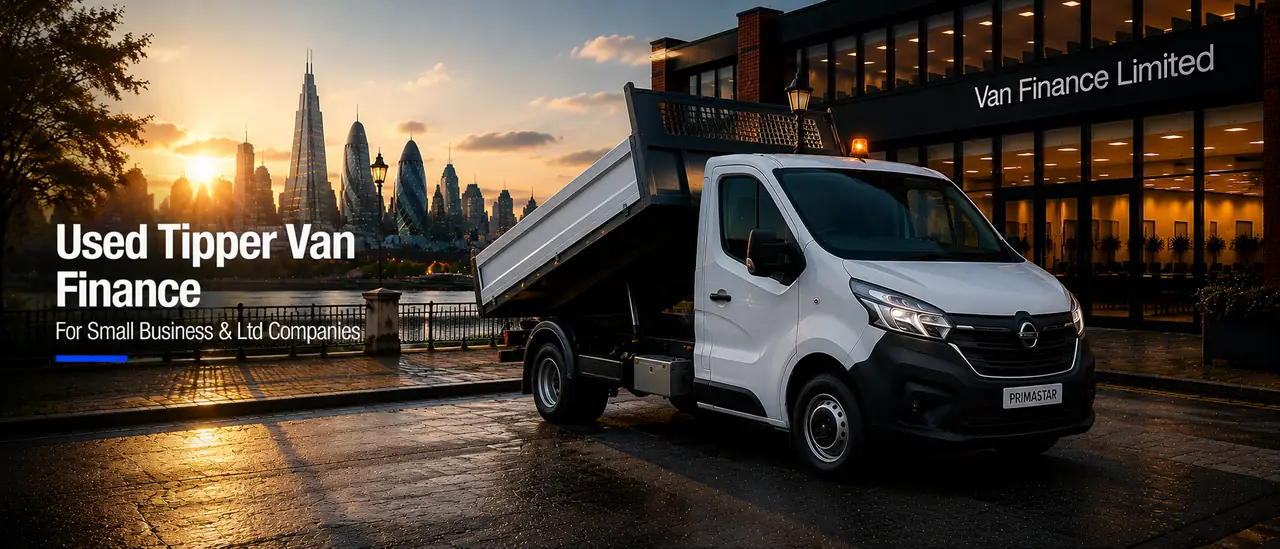 Used tipper van finance for UK limited companies