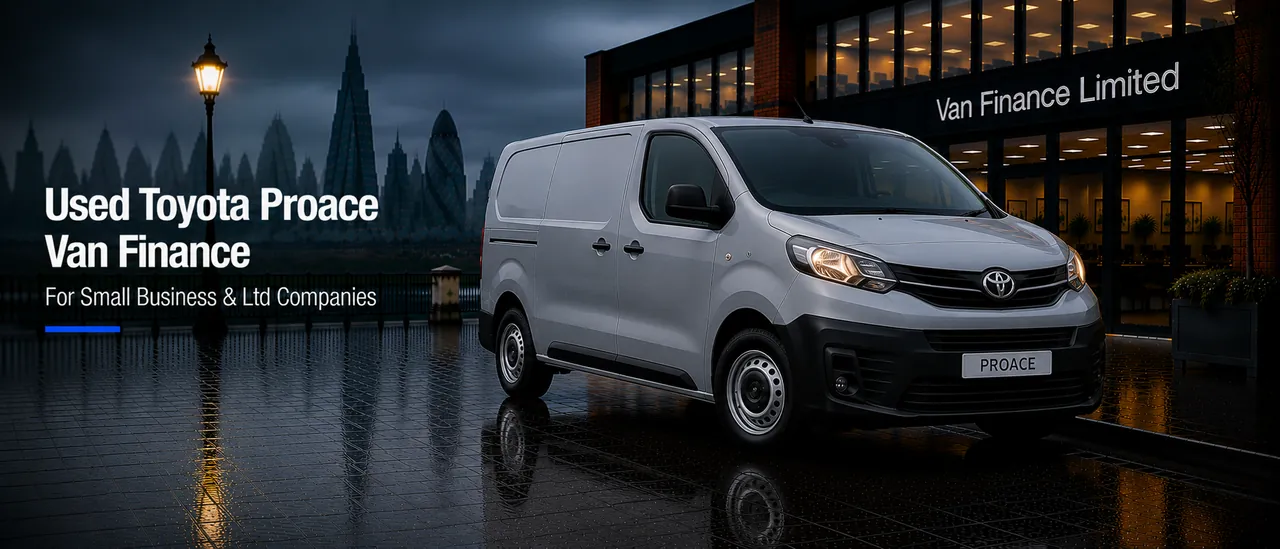 Used Toyota Proace van finance for UK limited companies