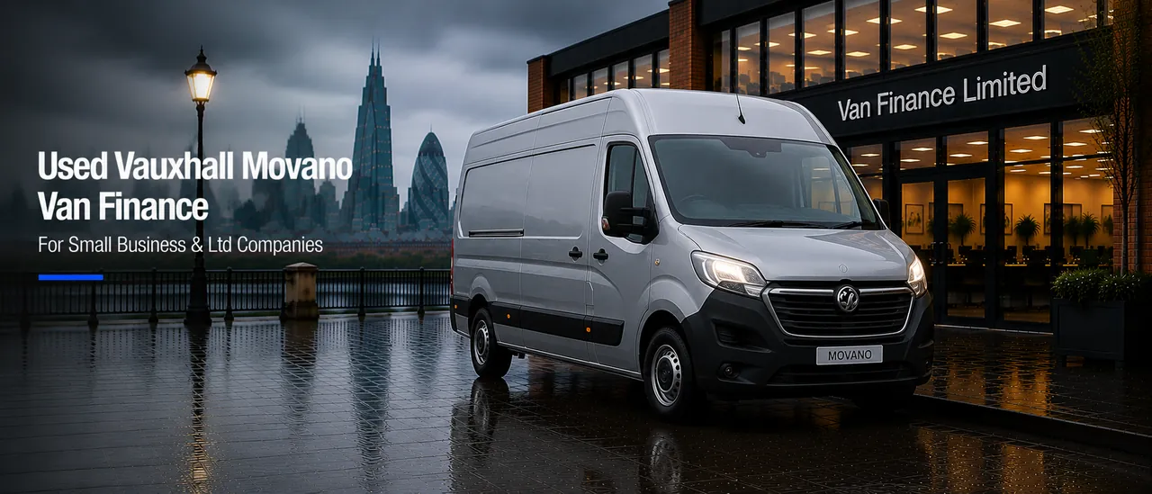 Used Vauxhall Movano van finance for UK limited companies