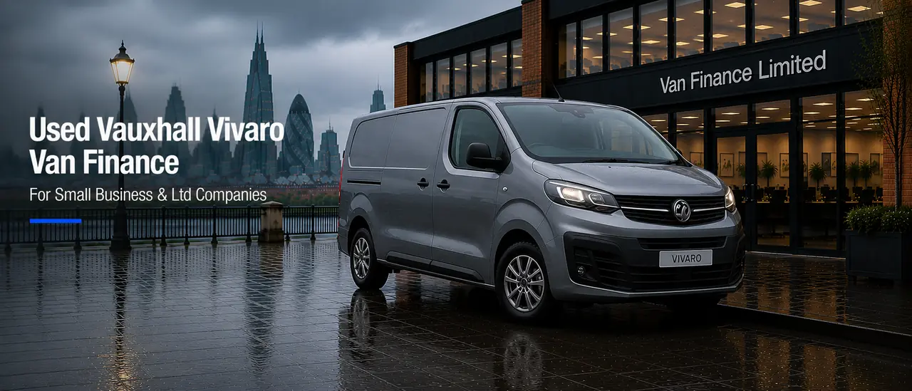 Used Vauxhall Vivaro van finance for UK limited companies